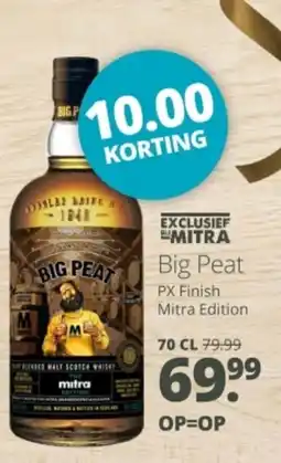 Mitra Big Peat PX Finish Mitra Edition aanbieding