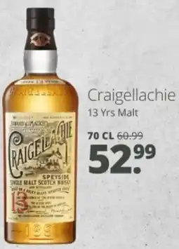 Mitra Craigellachie 13 Yrs Malt aanbieding