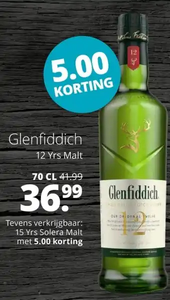 Mitra Glenfiddich 12 Yrs Malt aanbieding
