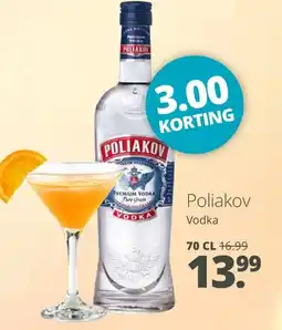 Mitra Poliakov Vodka aanbieding