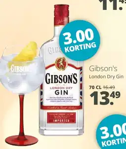 Mitra Gibson's London Dry Gin aanbieding