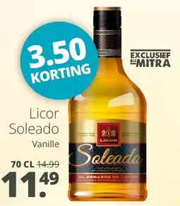 Mitra Licor Soleado Vanille aanbieding