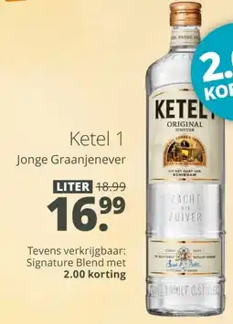 Mitra Ketel 1 Jonge Graanjenever aanbieding
