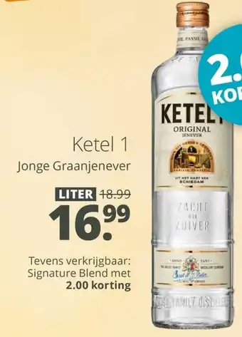 Mitra Ketel 1 Jonge Graanjenever aanbieding