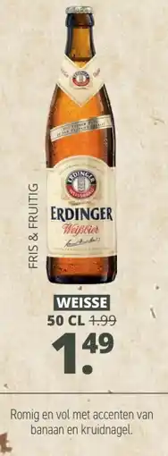 Mitra Erdinger Hefe Weisse aanbieding