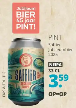 Mitra PINT Saffier Jubileumbier 2025 aanbieding