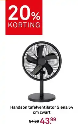 Karwei Handson tafelventilator Siena aanbieding