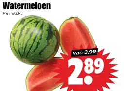 Dirk Watermeloen aanbieding