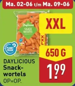 ALDI Daylicious snack wortels aanbieding