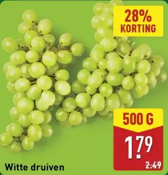 ALDI Witte druiven aanbieding