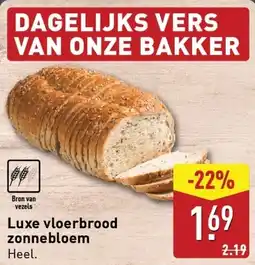 ALDI Luxe vloerbrood zonnebloem aanbieding