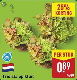 ALDI Trio sla op kluit aanbieding
