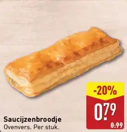 ALDI Saucijzenbroodje aanbieding