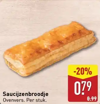 ALDI Saucijzenbroodje aanbieding