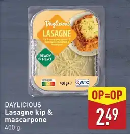 ALDI Lasagne kip & mascarpone aanbieding