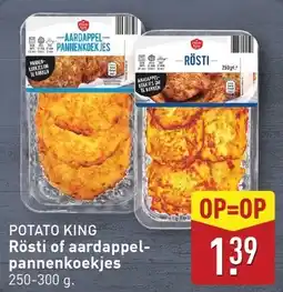 ALDI Rösti of aardappel pannenkoekjes aanbieding