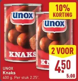 ALDI Unox knaks aanbieding