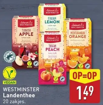 ALDI landenthee aanbieding