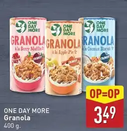 ALDI ONE DAY MORE Granola aanbieding
