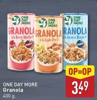 ALDI ONE DAY MORE Granola aanbieding