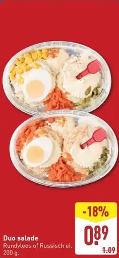 ALDI Duo salade aanbieding