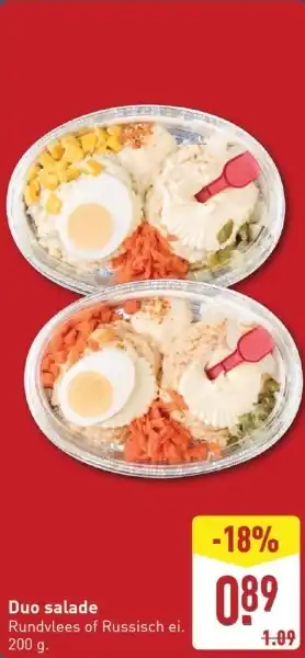 ALDI Duo salade aanbieding