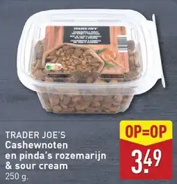 ALDI Cashewnoten en pinda's rozemarijn & sour cream aanbieding