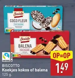 ALDI Biscotto Koekjes kokos of balena aanbieding