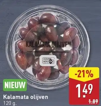 ALDI Kalamata olijven aanbieding