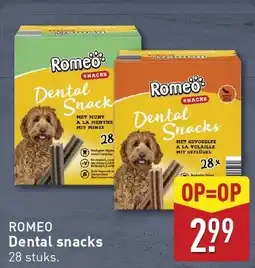 ALDI Romeo dental snacks aanbieding