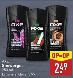 ALDI AXE Showergel aanbieding