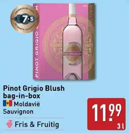 ALDI Pinot Grigio Blush bag-in-box aanbieding