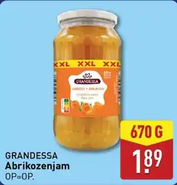 ALDI Grandessa Abrikozenjam aanbieding
