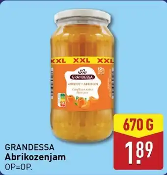 ALDI Grandessa Abrikozenjam aanbieding