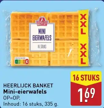 ALDI Mini eierwafels aanbieding