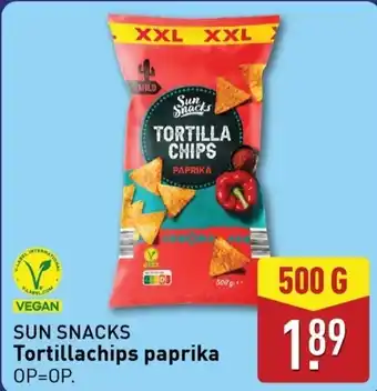 ALDI Tortillachips paprika aanbieding