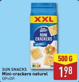 ALDI Sun Snacks Mini-crackers naturel aanbieding