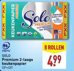 ALDI Solo Premium 2-laags keukenpapier aanbieding