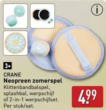 ALDI CRANE Neopreen zomerspel aanbieding