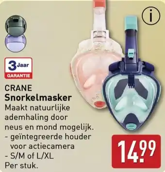 ALDI CRANE Snorkelmasker aanbieding