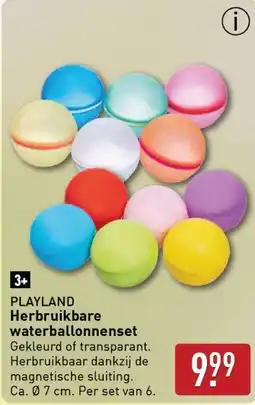 ALDI PLAYLAND Herbruikbare waterballonnenset aanbieding