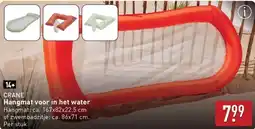 ALDI CRANE Hangmat voor in het water aanbieding
