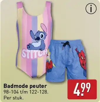 ALDI Badmode peuter aanbieding