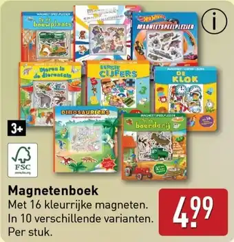 ALDI Magnetenboek aanbieding