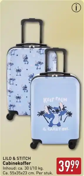 ALDI LILO & STITCH Cabinekoffer aanbieding