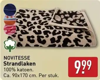 ALDI NOVITESSE Strandlaken aanbieding