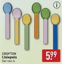 ALDI CROFTON IJslepels aanbieding