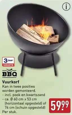 ALDI BBQ Vuurkorf aanbieding