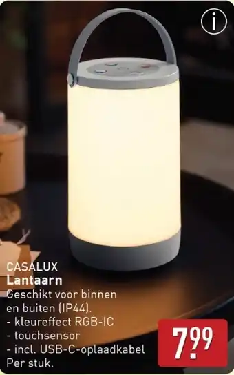 ALDI CASALUX Lantaarn aanbieding
