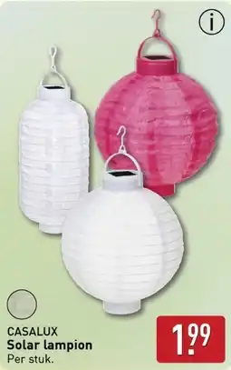 ALDI CASALUX Solar lampion aanbieding